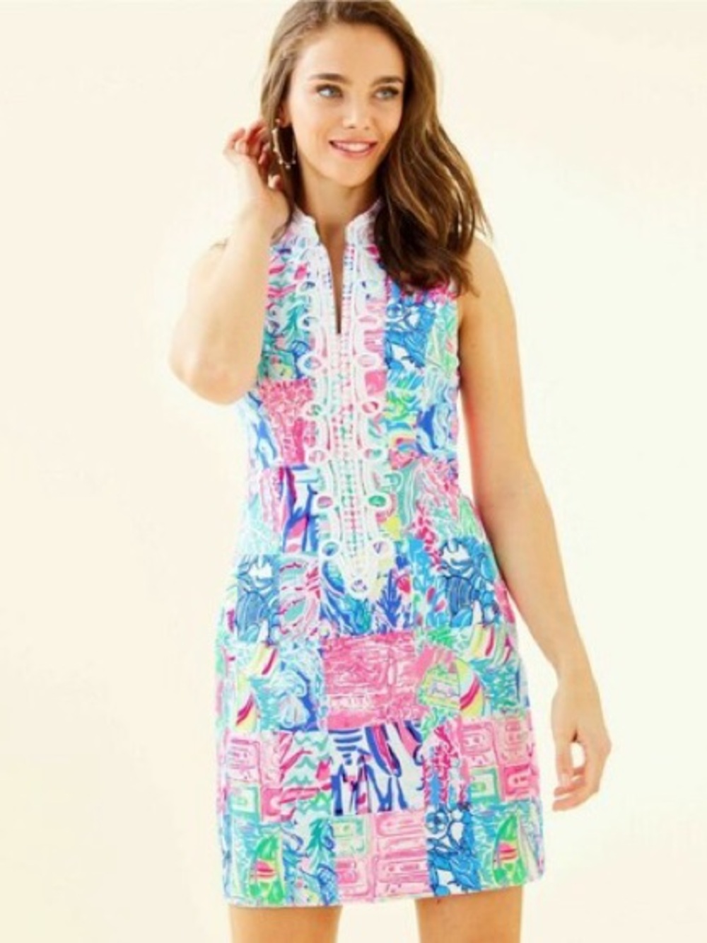 NWTs Lilly Pulitzer Alex Shift Printed Sleeveless Shift Dress Size 6